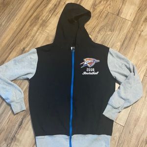 NBA Basketball OKC Thunder zip hoodie